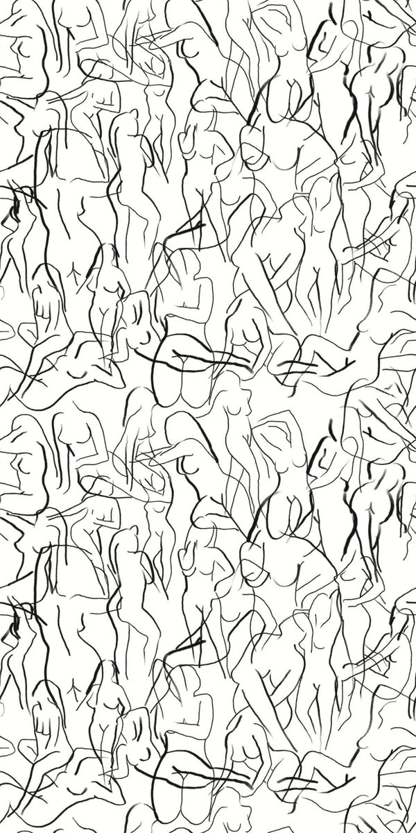 manudei__'s tweet photo. An art with lines, i see doodles, if you see something else, that’s on you. https://t.co/66pHT0gVvN