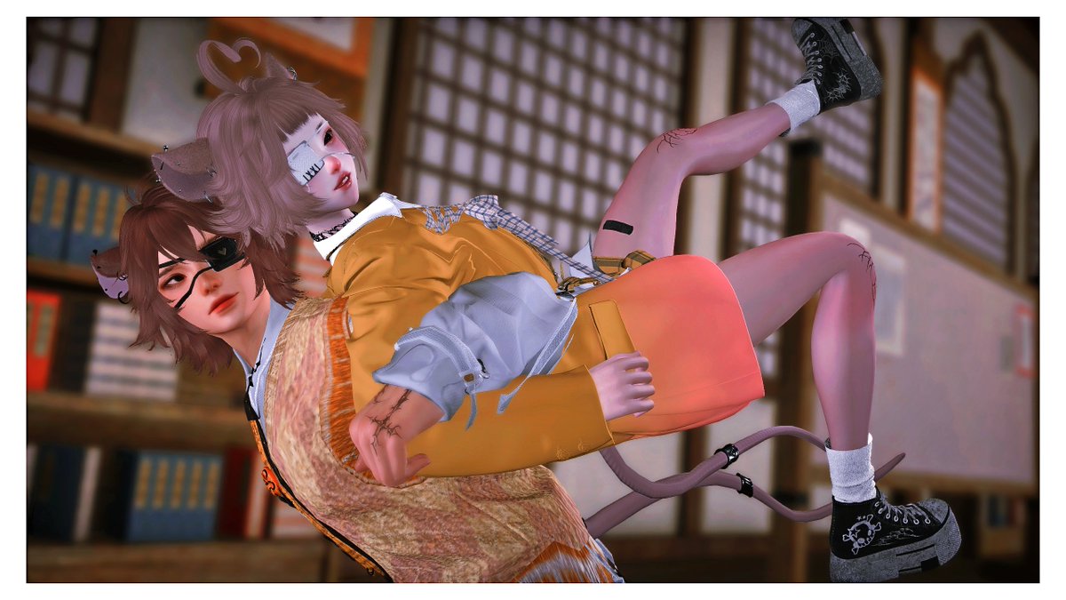 FeliCaine's tweet photo. Cheese gang ♥

#gpose #ffxiv #gposer #ffglam https://t.co/fShayrJZUP