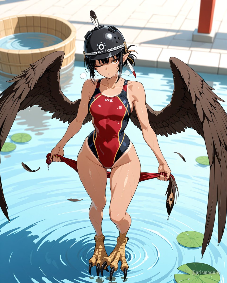 prismadolls's tweet photo. Cuauhtli // she falls fast. keep up. 😈 swipe ➡️
Vermillon faction · AI art
#harpy #monstergirl #aiart https://t.co/BkpsedP5OA
