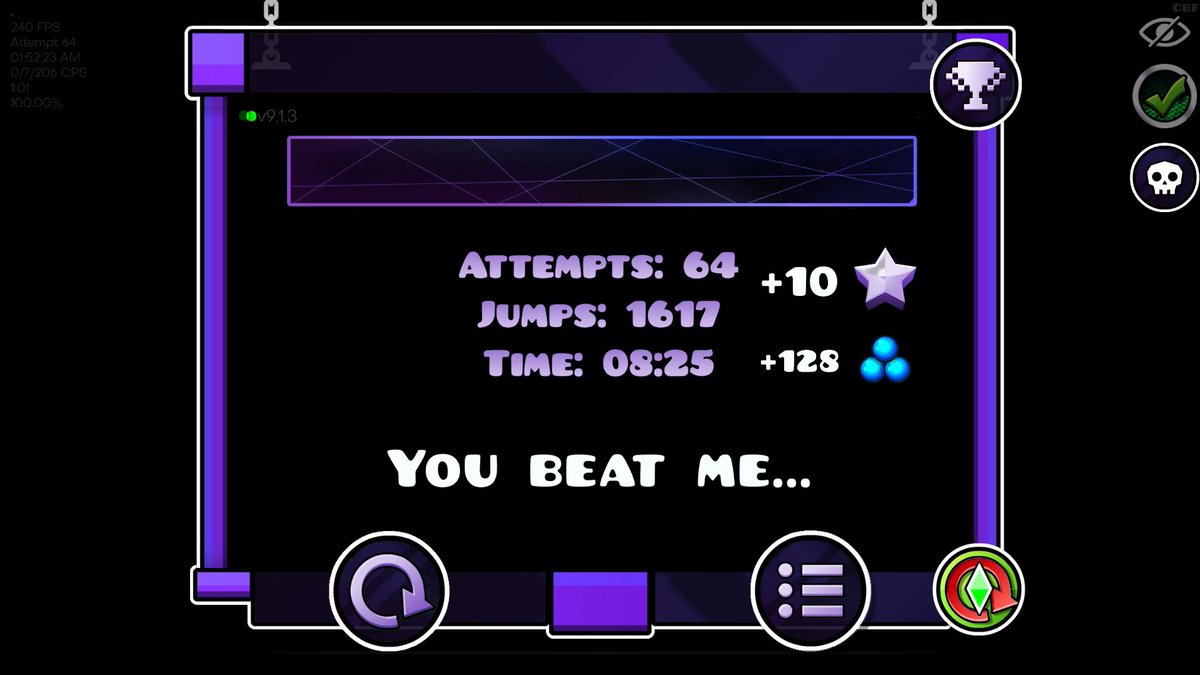 GDrepdom's tweet photo. ¡MUCHISIMAS FELICIDADES A @_JeanKM POR HABER COMPLETADO "Cognition" COMO SU NUEVO HARDEST DESPUES DE MAS DE 150,000 INTENTOS, 2 MUERTES EN EL 92% Y 93%, Y COMO UN SALTO DESDE "Wasureta"! ¡Esperemos que la motivacion no se le acabe pronto y que siga mejorando sin paros! https://t.co/plZbX8c9Y7