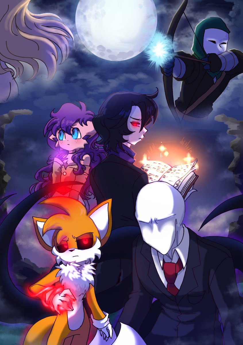 RizzEnd10's tweet photo. ┆🩸Portada del Segundo Arco🌙┆
No me terminó de convencer, pero que va, ya no tenía tiempo para idear un mejor diseño ƪ(‾ε‾“)ʃ  
#Creepyzone #Creepyzoneau #Thedeathservant #CZTDS https://t.co/cjaVFMDtCM