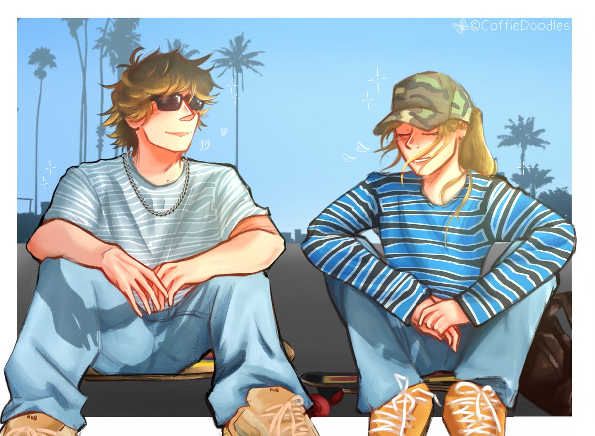 CoffieDoodles's tweet photo. 🌴🛹

#rubiusfanart #irivafanart https://t.co/1Mlfmt79QN