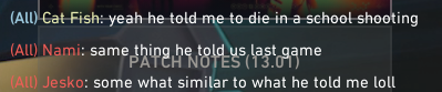 highlordfishy's tweet photo. @RiotSupport @VALORANT Hey so idk why I GOT COMMS BANNED, when this guys who told me and my friends to not only kill ourselfs,  called us pedos/f slurs and told me to "die in a school shooting". He had also did this to his team last match as well. cuteboy#NAA is the tag https://t.co/fioljGRM10