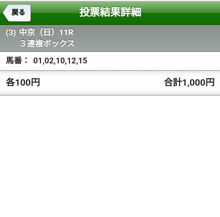 shinchance1122's tweet photo. そして中京11Rと関屋記念を購入🏇

決して東海Ｓと間違えた訳ではありませんよ…
東海Ｓは敢えてのパスです🫡 https://t.co/1RLLFARDc0
