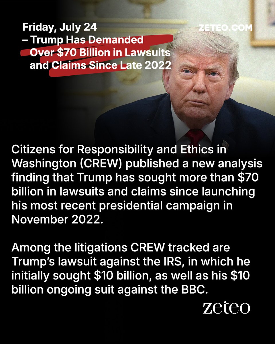 zeteo_news's tweet photo. This week in the U.S.,

- a majority-Black district was split up in Tennessee
- another Trump investigator was targeted by the GOP
- federal agents were informed that the FBI is no longer investigating ICE confrontations https://t.co/By7XeOaZCT