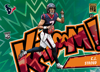paninitracker's tweet photo. 🏈 C.J. Stroud #1/1 SOLD for $5,000.00 (2.67 ETH)
2023 Panini NFT Spectra Football · Absolute Kaboom Green - Horizontal
Buyer: Adlcards 👤 https://t.co/tGgIT1emIp
See more #CJStroud for sale 👉 https://t.co/Rm6lDeUo1H
#whodoyoucollect #nft #PaniniNFT #PaniniBlockchain https://t.co/XfG9nJjwgw