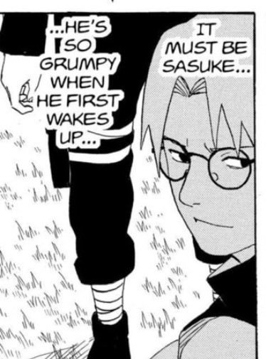 snoopygojo's tweet photo. sasuke getting grumpy when he wakes up hes so bebe https://t.co/Oh4HWH6IYZ