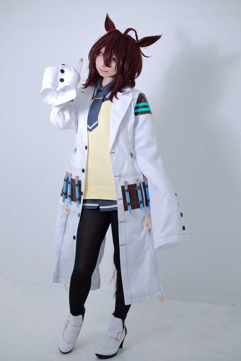 haruka_tenryu's tweet photo. ウマ娘/アグネスタキオン コスプレ
「おはよう、トレーナー君☀️
さぁ、腕を出して。
今日は血液検査から始めよう。」
タキオン勝負服も久々に撮影したいなぁ☺️
photo : @PokersonT
#umamusumecosplay #Cosplay https://t.co/Y64rPMYCyS