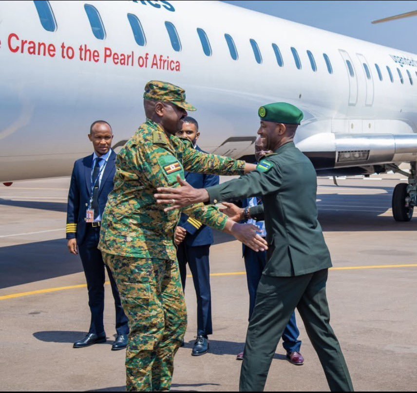rwandaRtrend's tweet photo. The Gen @mkainerugaba in Kigali. https://t.co/4GC6R8CLTk