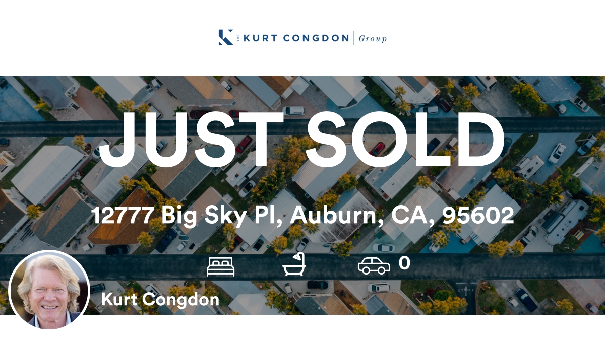 KurtCongdon's tweet photo. 📍 12777 Big Sky Pl, Auburn, CA, 95602

My latest sale on RateMyAgent.
CA 01076146
https://t.co/fqzeXPO4bV

...
#ratemyagent #realestate #Coldwell_Banker_Grass_Roots_Realty  #NevadaCounty #ColdwellBankerGrassRoots #NevadaCity #GrassValley #NevadaCountyRealEstate https://t.co/zT3690PuKG