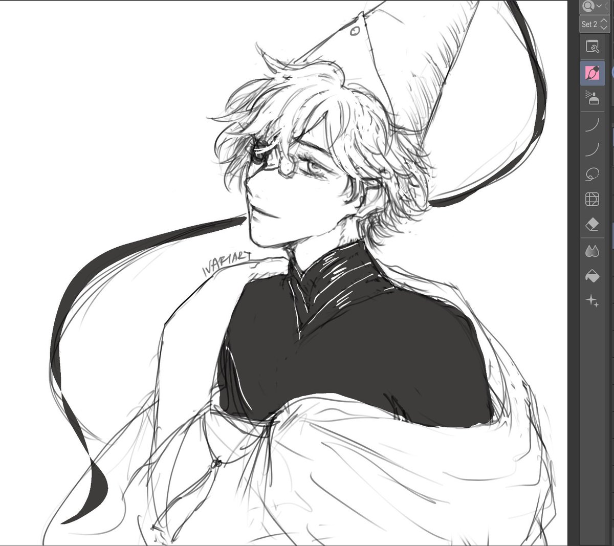 ivariart's tweet photo. qifrey doodle to celebrate finally finishing con prep 🥳 #wha https://t.co/xNDrp3WBXJ
