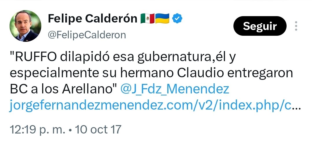 ManuelRDM's tweet photo. @DeniseDresserG En 2017 hasta algunos Panistas atacaban a Ruffo, les desagradaba. Y ahora hasta mártir lo quieren convertir.
Por culpa de esta oposición tan torpe, tan incongruente, Morena gobernará mucho tiempo https://t.co/traxlaXVsV