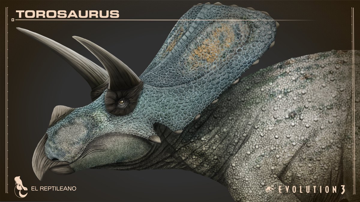 ElReptileano's tweet photo. Torosaurus in its "accurate" version.

Finally, I'm on vacation from uni and can catch up on Frontier's new additions to JWE3! Next post, Minmi https://t.co/KscM9xdt8K