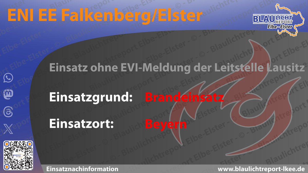 ReportLKEE's tweet photo. #Beyern 25.07.26:
Bei Beyern kam es am Samstagnachmittag zu einem #Waldbrand. Die Ortswehren der Stadt #FalkenbergElster konnten durch schnelles Eingreifen mittels D-Strahlrohren Schlimmeres verhindern. Betroffen war eine Fläche von ca. 2ha. https://t.co/rbIPiaTyMq