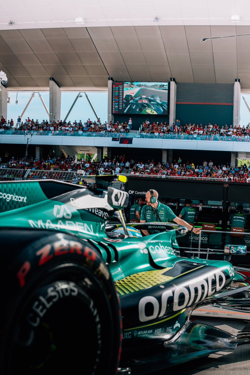 AstonMartinF1's tweet photo. Taking a step forward in Hungary. The work continues.

Nice job, team. 👊

#HungarianGP https://t.co/RoYXO9MZ4D