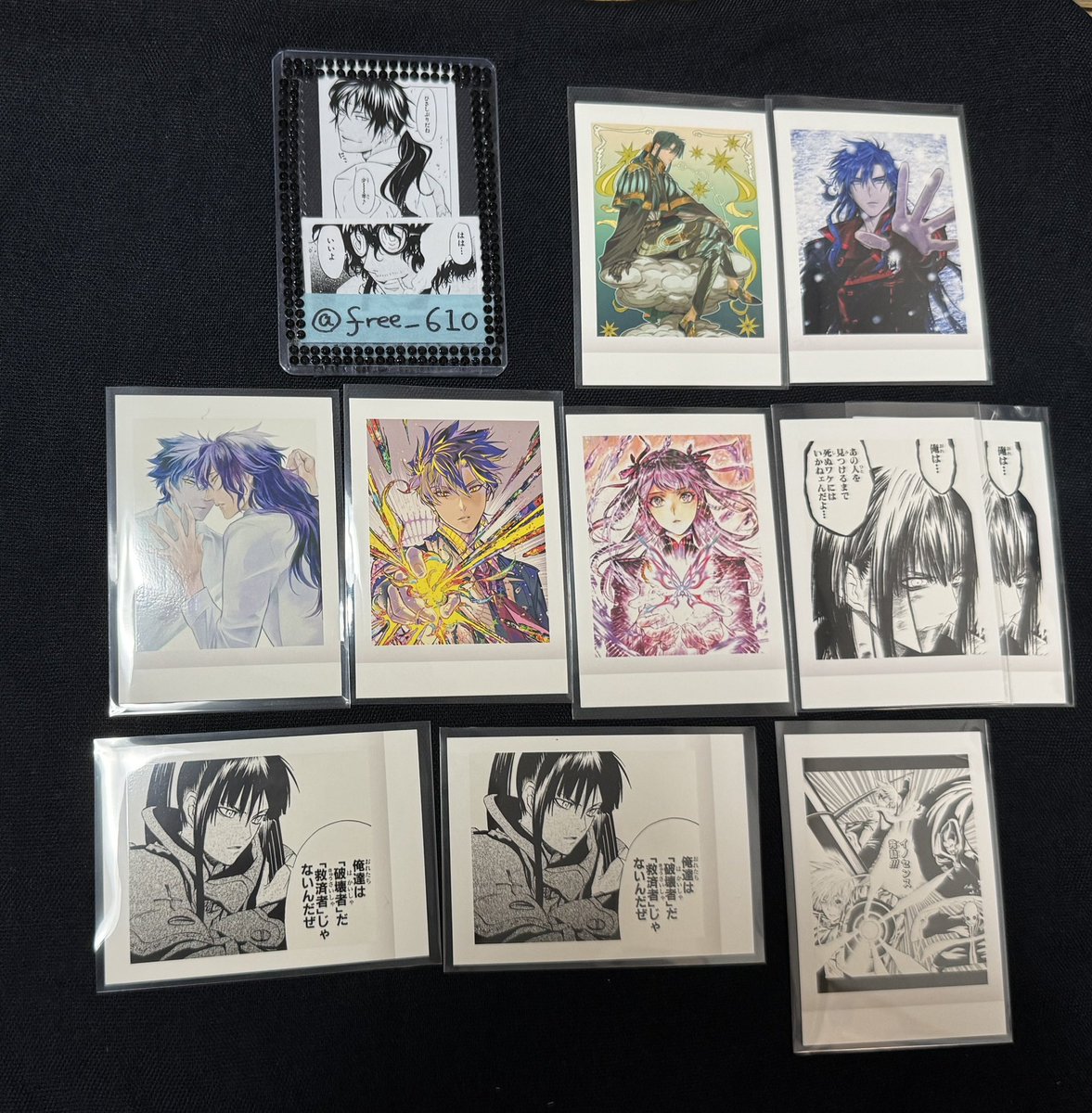 free_610's tweet photo. 【交換】D.Gray-man Dグレ
ぱしゃこれ

譲）神田、ネア、リナリー、コムイ、ミランダ、クロウリー

求）ティキ

１枚目上段神田のカラー、特典は画像２枚目からを含む交換のみ。（画像２枚目は譲渡可能）

都内手渡し可能、郵送可能（FF様外は先送りお願いする場合があります）

よろしくお願いします https://t.co/2dt2FjabH6