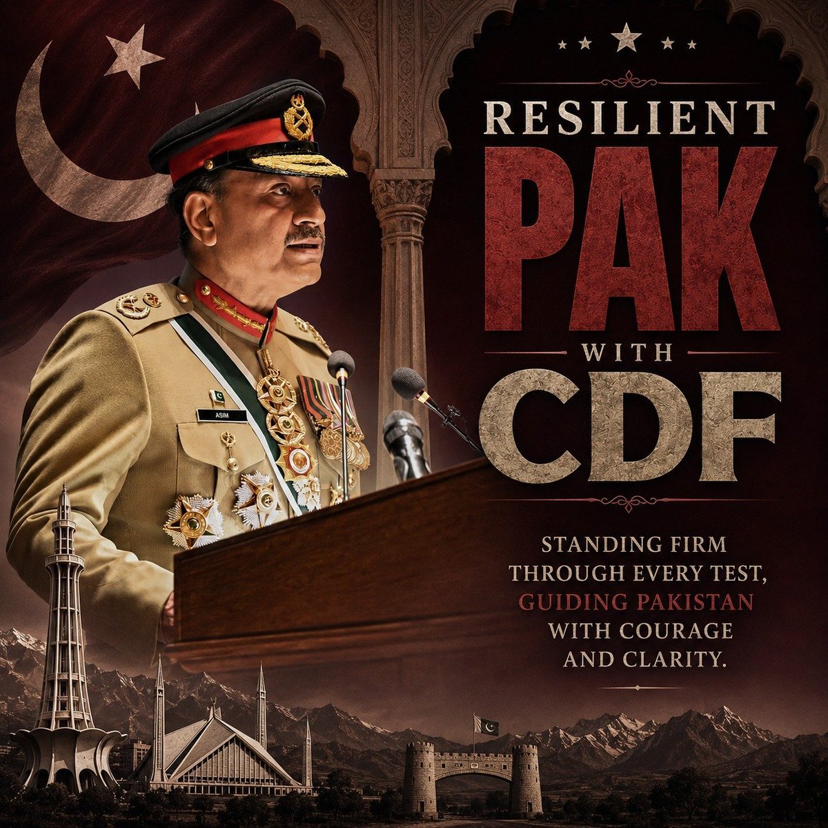 callmeMawo's tweet photo. No force on earth can undo Pakistan. With our brave armed forces guarding every inch of the soil, the nation moves forward with unwavering resolve and pride!
#ResilientPakWithCDF
#پاکستان_ہمیشہ_زندہ_باد https://t.co/U9TBo4XkPf