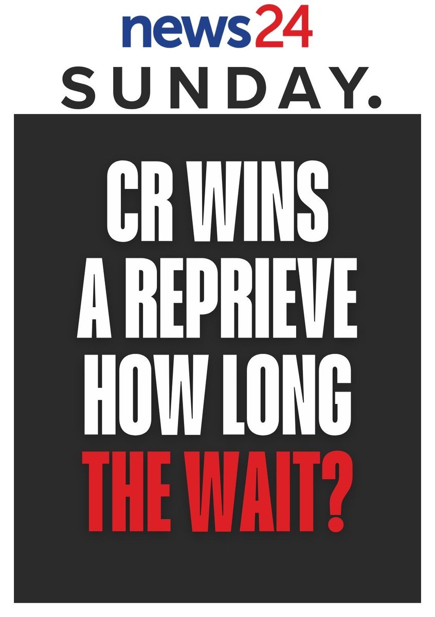 News24's tweet photo. Tomorrow in News24's Sunday edition: https://t.co/PrnuUM1xkE