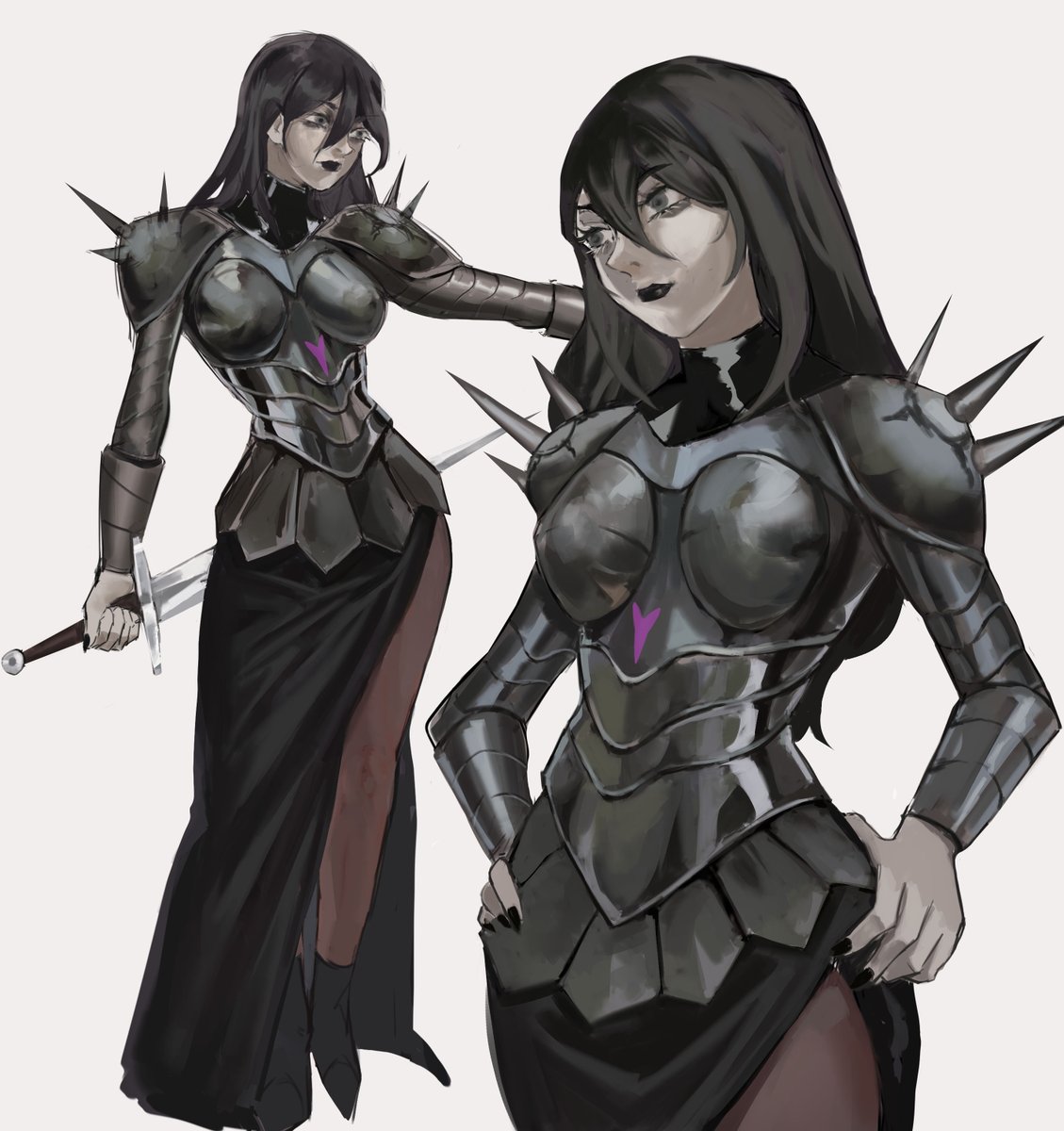 kinokodraw's tweet photo. OC Salvia! ✨
i did some changes to the sword and art style hope she's cooler now https://t.co/J9I997kksJ