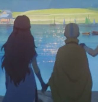 JacobEmber's tweet photo. Katara and Aang always holding hands is everything! 🌊💨 https://t.co/Q015MA5dXM