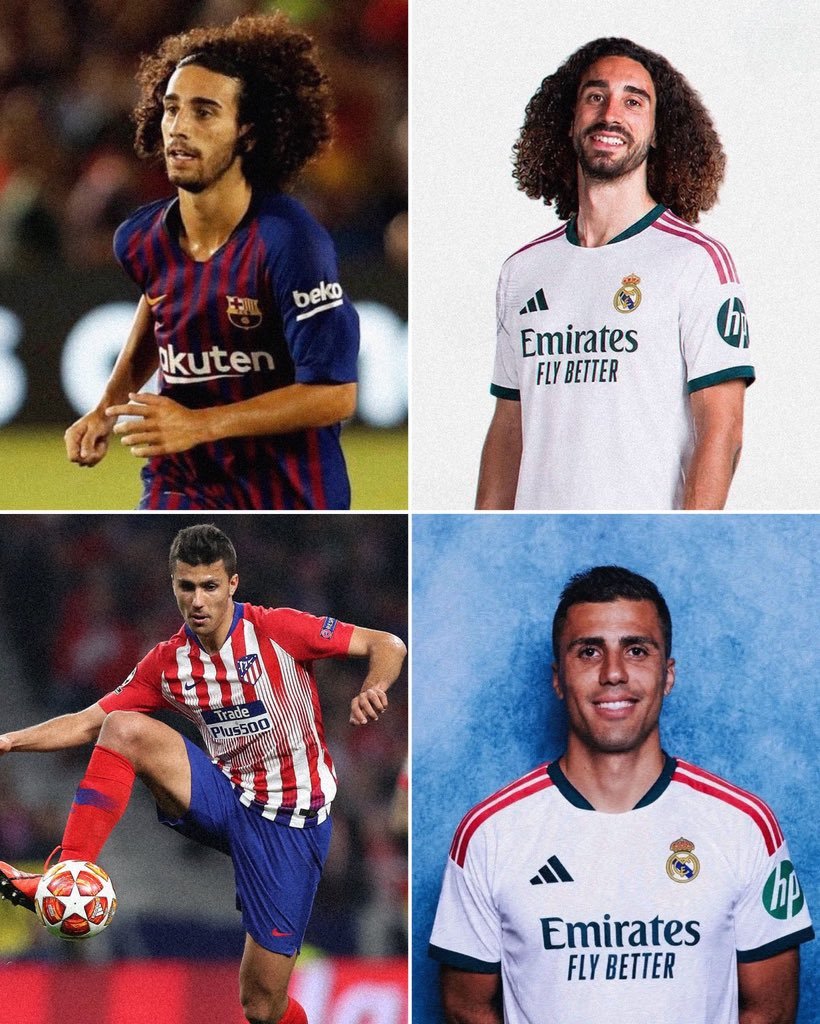 Rockstarr567's tweet photo. From rivals to Real 👑

Some players just know where home is 💪

Who’s the best signing here? Drop your vote! 🔥

#RealMadrid #HalaMadrid #LaLiga https://t.co/gsJmKd1L1L