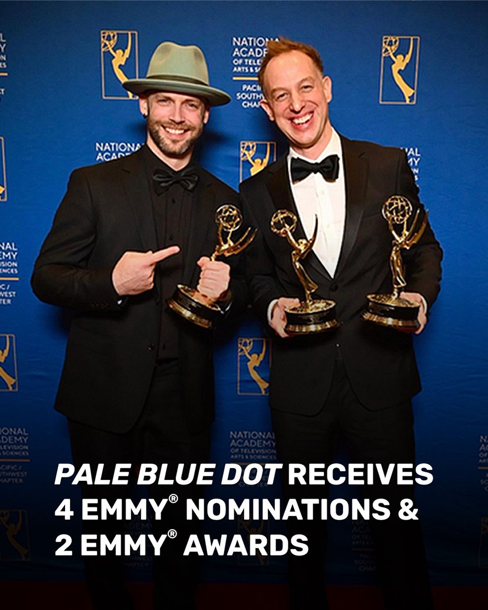 TapspacePerc's tweet photo. Congratulations to Tapspace composer Alex Stopa on earning four Emmy® nominations and two Emmy® Awards for his original work "Pale Blue Dot."
Please join us in congratulating Alex on this well-deserved recognition!
#Tapspace #percussion #AlexStopa #PaleBlueDot #Emmys #marimba https://t.co/xq80j4a2aQ