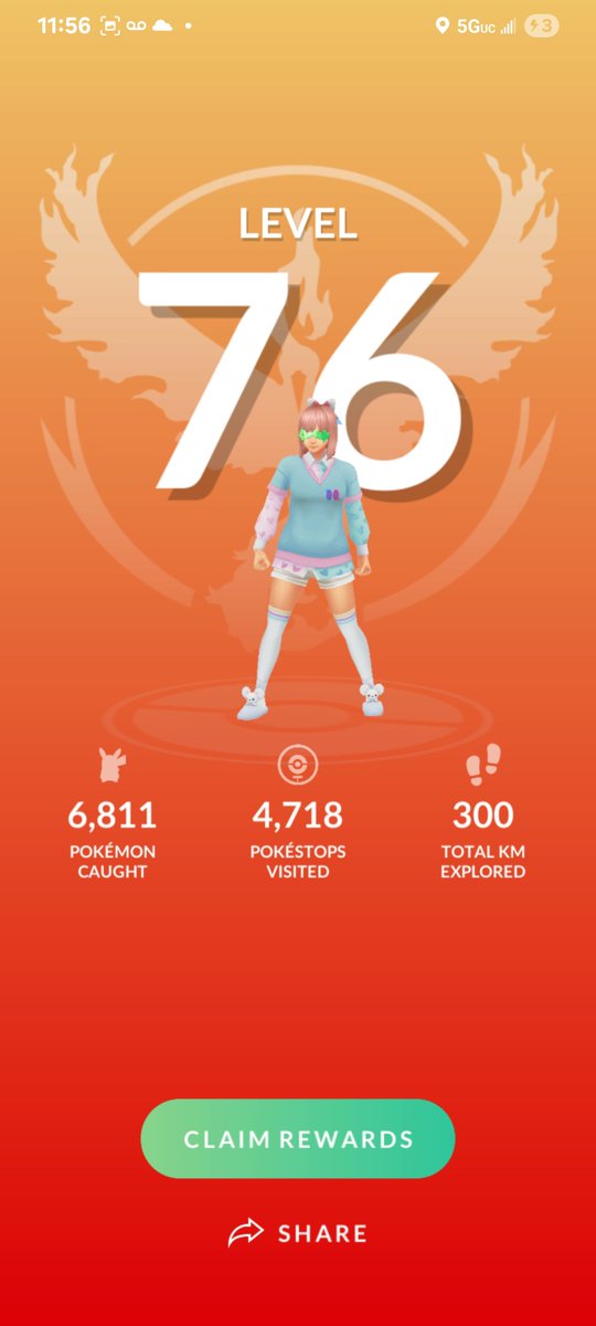 melloskitty's tweet photo. FINALLY Leveled up last weekend.😅
Slowly, but surely.🔥
#pokemongo #roguevalor #teamvalor #teamvalorgirls #roadto80 https://t.co/OmEo9ggBAq