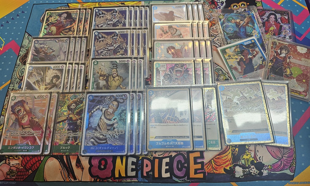 Thomas___0_0's tweet photo. B2B Boa FS

Triple Tactics FS

Rnd 1 Mirror ✅
Rnd 2 Mihawk ✅
Rnd 3 Mirror ✅
Rnd 4 Mihawk ✅
Rnd 5 Teach ✅

GGG FS

Rnd 1 Boa ✅
Rnd 2 Mihawk ✅
Rnd 3 R Ace ✅
Rnd 4 RG Luffy ❌
Rnd 5 Penel ✅

Solid day today for a solid deck! https://t.co/c2pVXudQgE