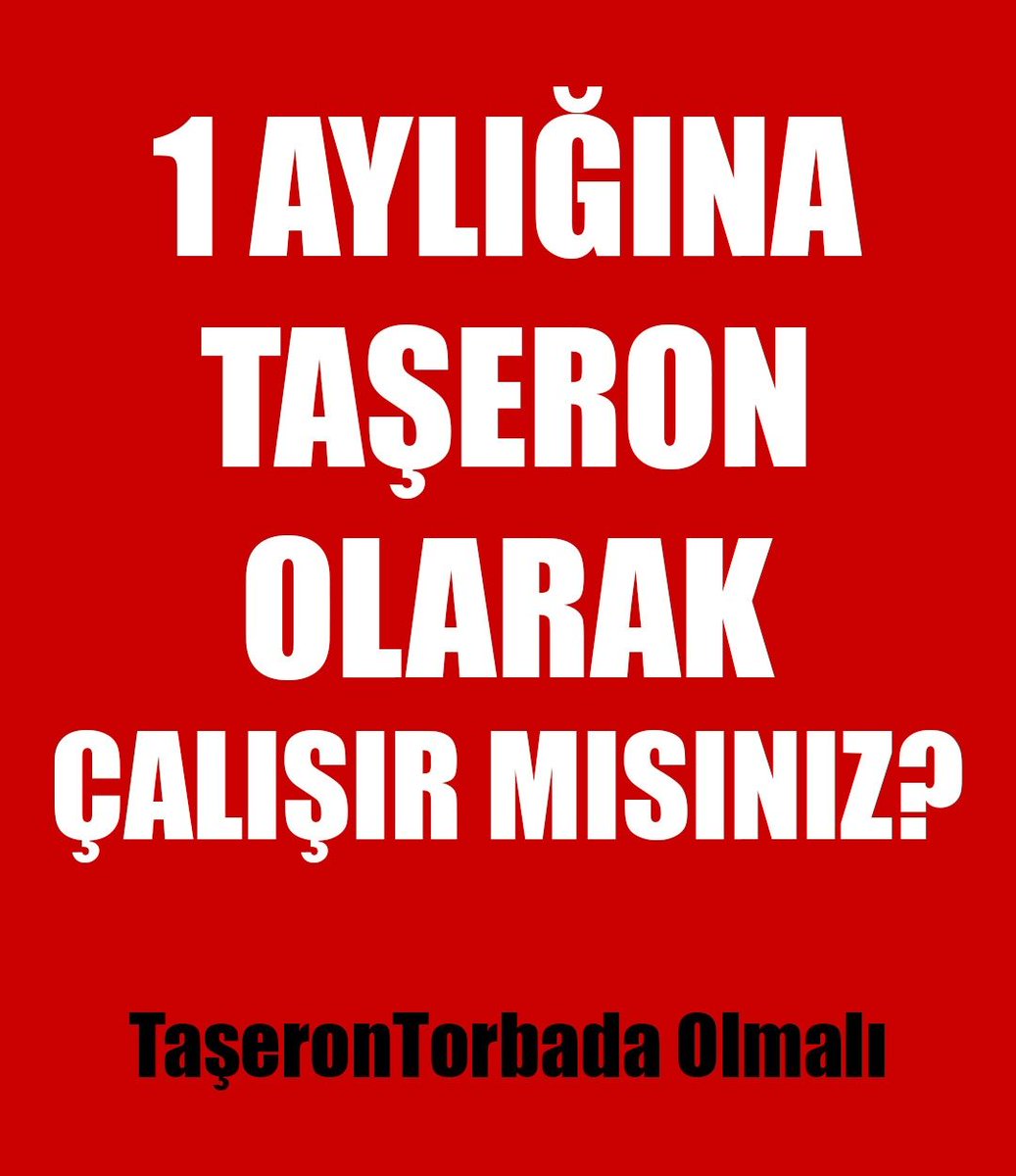 fersah41411's tweet photo. #TaşeronMağduriyetineSon https://t.co/YOAJX2KAyH
