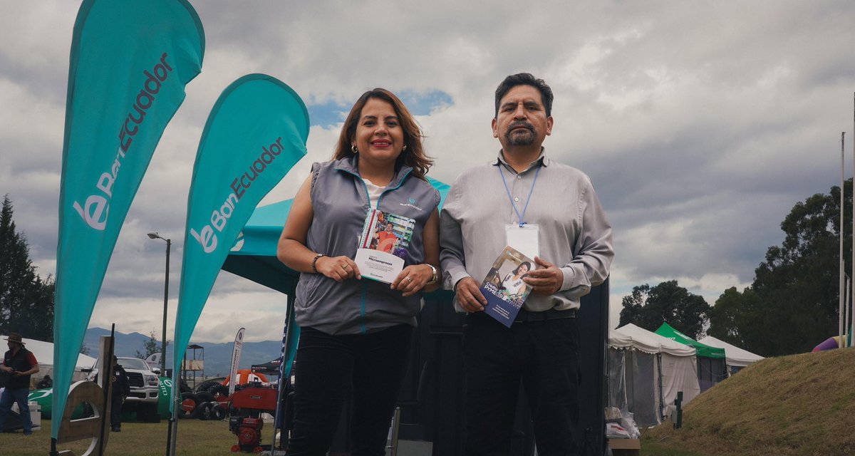 BanEcuadorBP's tweet photo. #BanEcuador participa en la LXXIV Feria Holstein y LXXI Pecuaria Nacional, un espacio para conectar con el sector productivo y acercar nuestras soluciones financieras a quienes impulsan el desarrollo agropecuario del país.

Asiste y descubre lo que tenemos para ti. https://t.co/cPxtQsIeP4