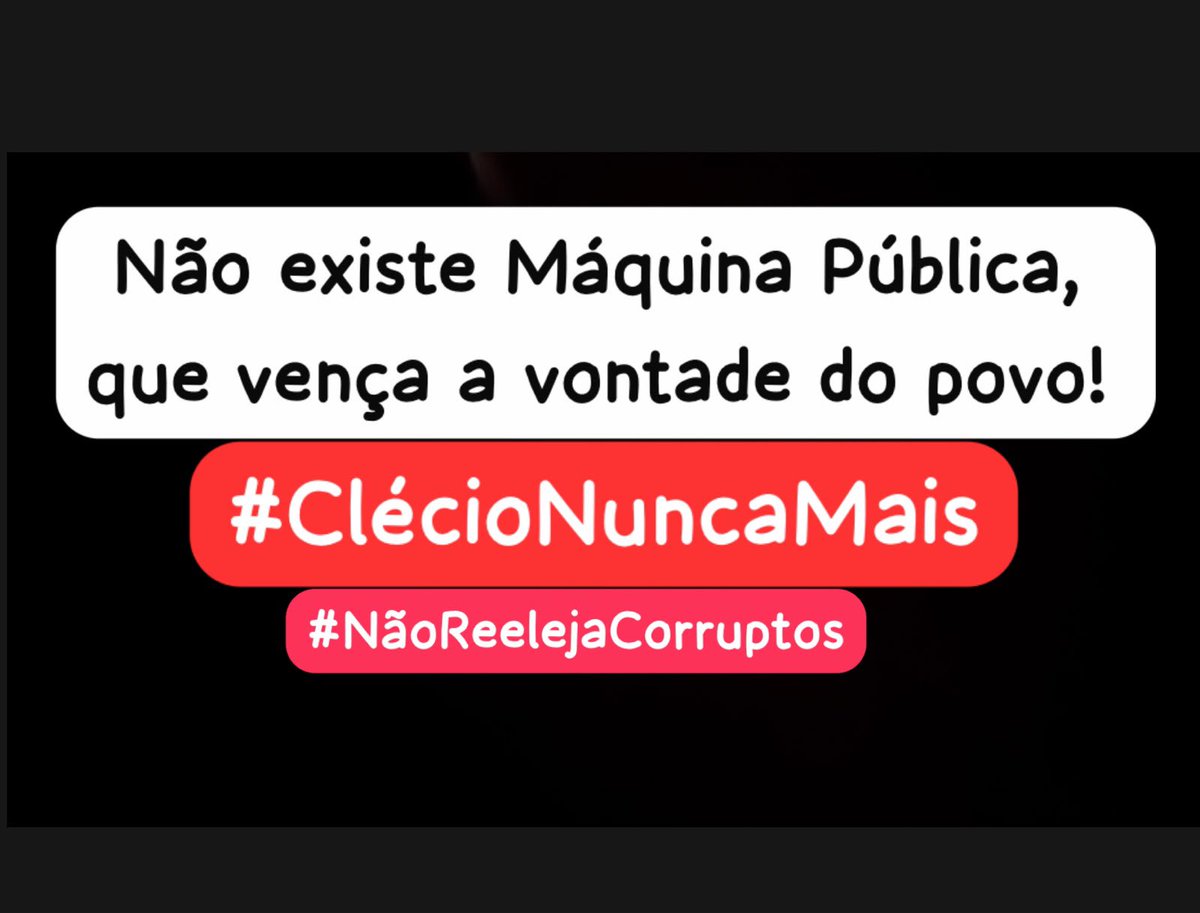 Clecionuncamais's tweet photo. Não se engane, são apenas os cargos defendendo seus empregos. Muitos foram forcados a ir! Eu sei, você sabe e principalmente os corruptos também sabem. Chegou a hora da mudança!
#ClecioNuncaMais #ForaTurmaDoAtraso
#NãoReeleja #ForaCorruptos #ForaConiventes https://t.co/TWmrk0BkpE