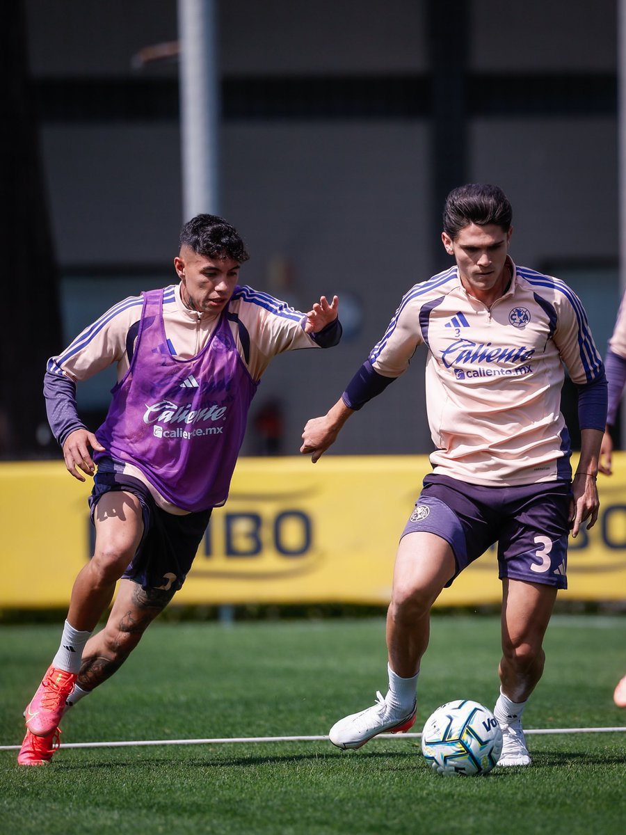 ClubAmerica's tweet photo. El trabajo no se detiene. Enfocados desde hoy en la Jornada 3. 🔥🦅 https://t.co/ynr3GcyMqU