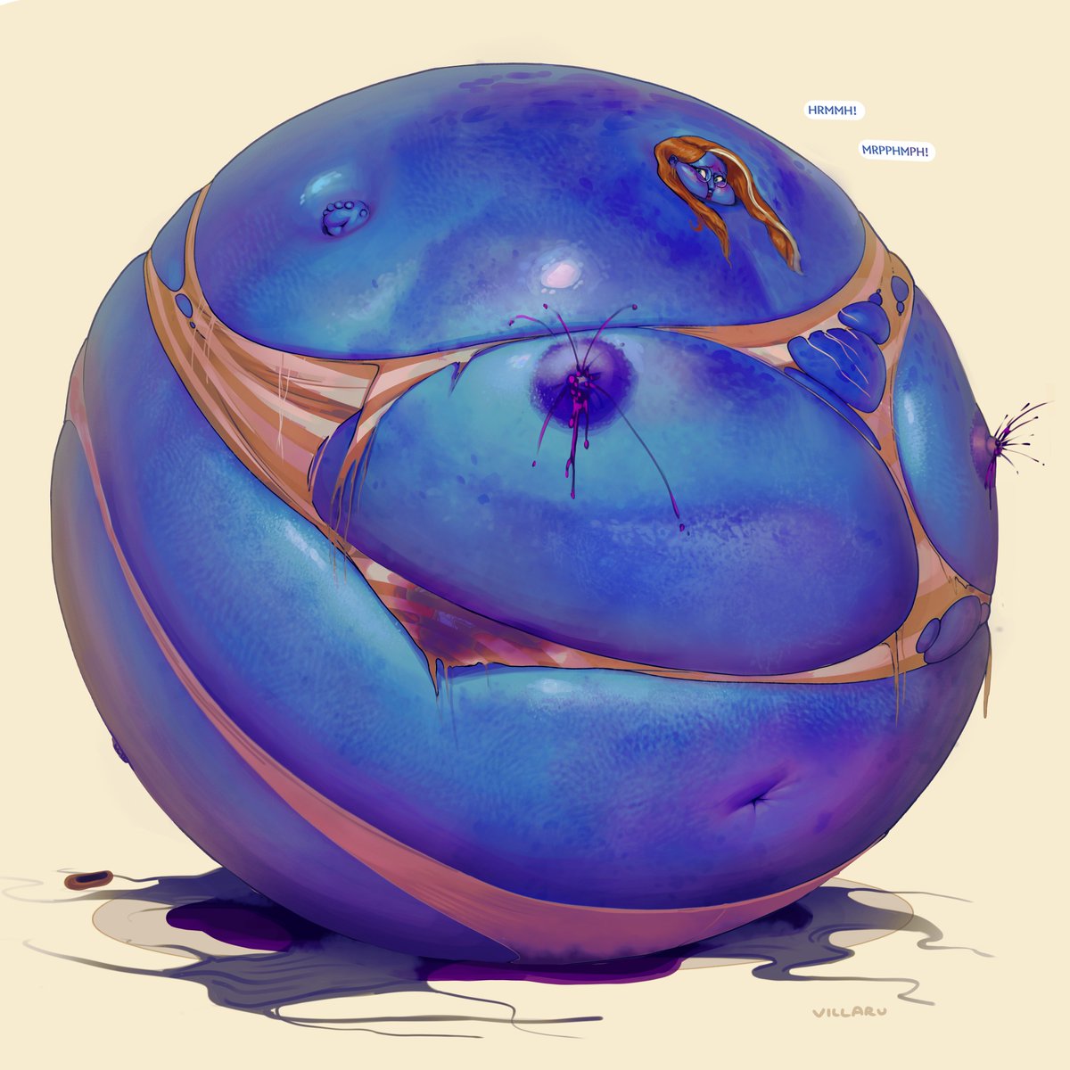 vanillaru02's tweet photo. #juicyjuly here's an updated version of this berry from a while back :) thought the original boobs were a bit awkwardly plopped on, so i smoothed things out and updated the colors 🫐 https://t.co/QhWMvN1oCd