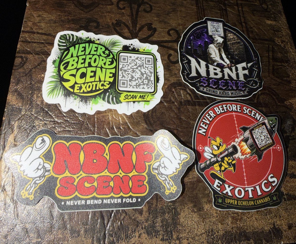 NBNF_SCENE's tweet photo. New stickers being thrown in every order🎬🌊 https://t.co/1tt0Mnuvdh