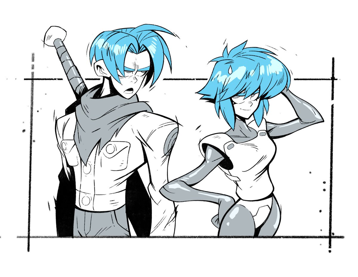 colorreaper's tweet photo. The blue dye.

Been a minute since I drew something silly 😅
Any quotes/dialogues in the comments are most welcomed.

#futuretrunks #ghostintheshell https://t.co/0sqUAI7N0B