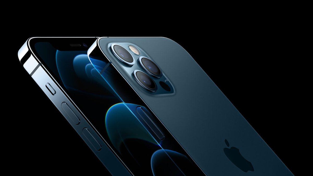 samkohl's tweet photo. The Pacific Blue iPhone 12 Pro was probably Apple’s best color ever https://t.co/f3GoRiuQwx