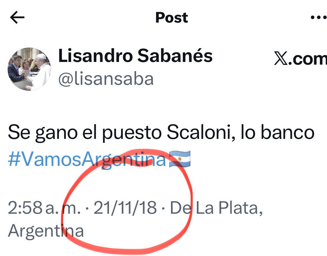 Lisandro Sabanés tweet media