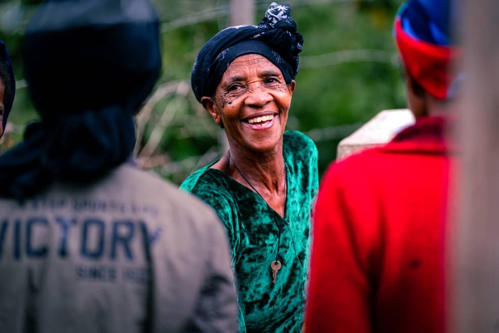 UNICEFEthiopia's tweet photo. Three generations, one shared smile. 

Safe, clean water transforms lives and brings joy to every generation. 💦💦💦 https://t.co/kaUTN4wvMt