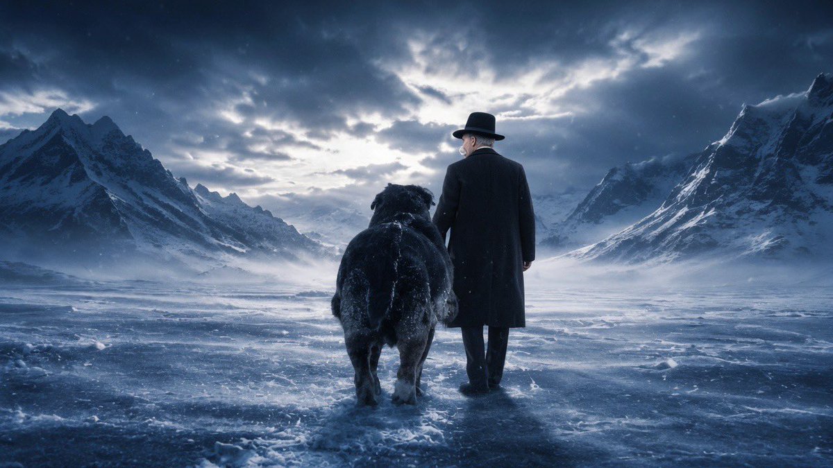 Feralx07's tweet photo. $RUSS – The Nietzschean Dog
Russ wasn’t just any dog.
 He was Wagner’s big black Newfoundland — an “important member of the family.”
In the late 1860s, while Nietzsche was still under Wagner’s spell at Tribschen, he walked with Russ, laughed at his chaos, and wrote about the dog’s silent gaze with real affection. 

The philosopher who would later preach the will to power once found pure, unfiltered life in a dog’s company.

Then the friendship shattered.
 Nietzsche broke with Wagner. The shared household ended. Russ stayed behind.

Now the dog has been tokenized.
$RUSS is the forgotten companion of the most radical thinker of the modern age the living symbol of vitality before the rupture, loyalty before independence, and the raw life-force Nietzsche never stopped chasing.

The penguin ran because the dog walked first.
This is pure lore. This is Nietzsche’s dog!