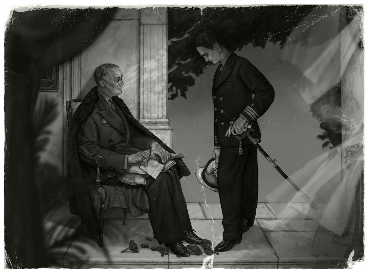 fdahhhhhh's tweet photo. We’ll meet again, don’t know where, don’t know when.

FDR x LBJ https://t.co/PujQqJymNU
