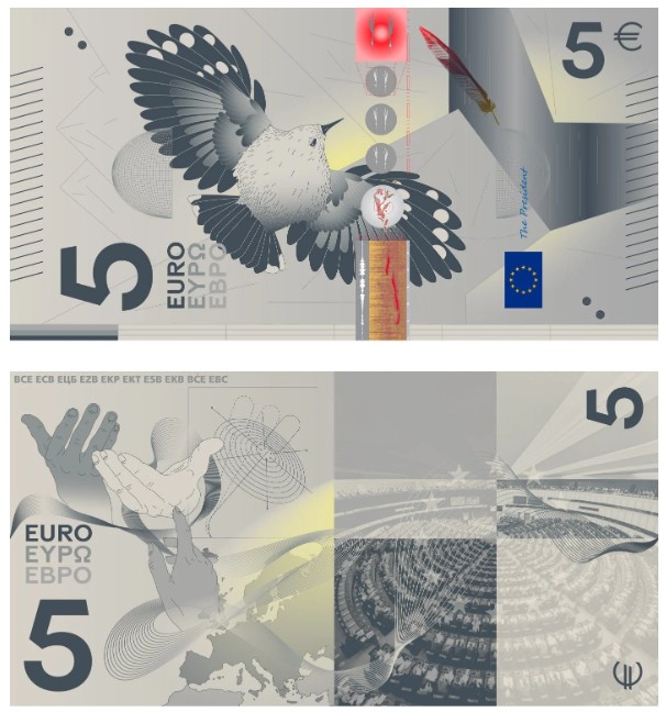 AdruPeriodista's tweet photo. Europa cambia sus billetes.
Sigue la votación sobre el nuevo billete de 5 euros.
Hoy comparo otras tres propuestas del BCE.
¿Cuál elegís?
D, E o F
Dejá tu voto en los comentarios.
#Europa #Euro #BCE https://t.co/l7lppeXJEJ