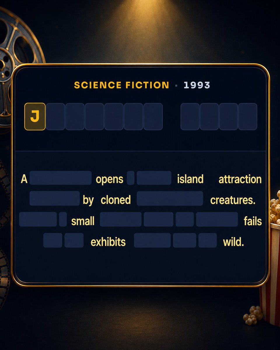 FunWithChatGPT's tweet photo. Hey, movie buffs! In our new game, SPOILERS AHEAD!, you try to guess movies before their whole plot is revealed -- one random word at a time. Plus, a bonus movie fun fact with every answer. (We're still working on the concession stand thing.) https://t.co/l4UEHyWi1F #moviegame https://t.co/wL90CO4Gm2