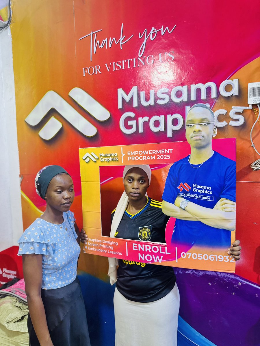 musamagraphics's tweet photo. Launch Your Graphic Design Career with Musama Graphics!

Master Logo Design, Branding, Photoshop &amp; Illustrator through real-world projects and practical training. 

📞 0755602261 | 0781526015

#GraphicsDesign #LearnGraphics #DigitalSkills #CreativeCareer #UgandaJobs #FYP https://t.co/ahcmlvWSsA