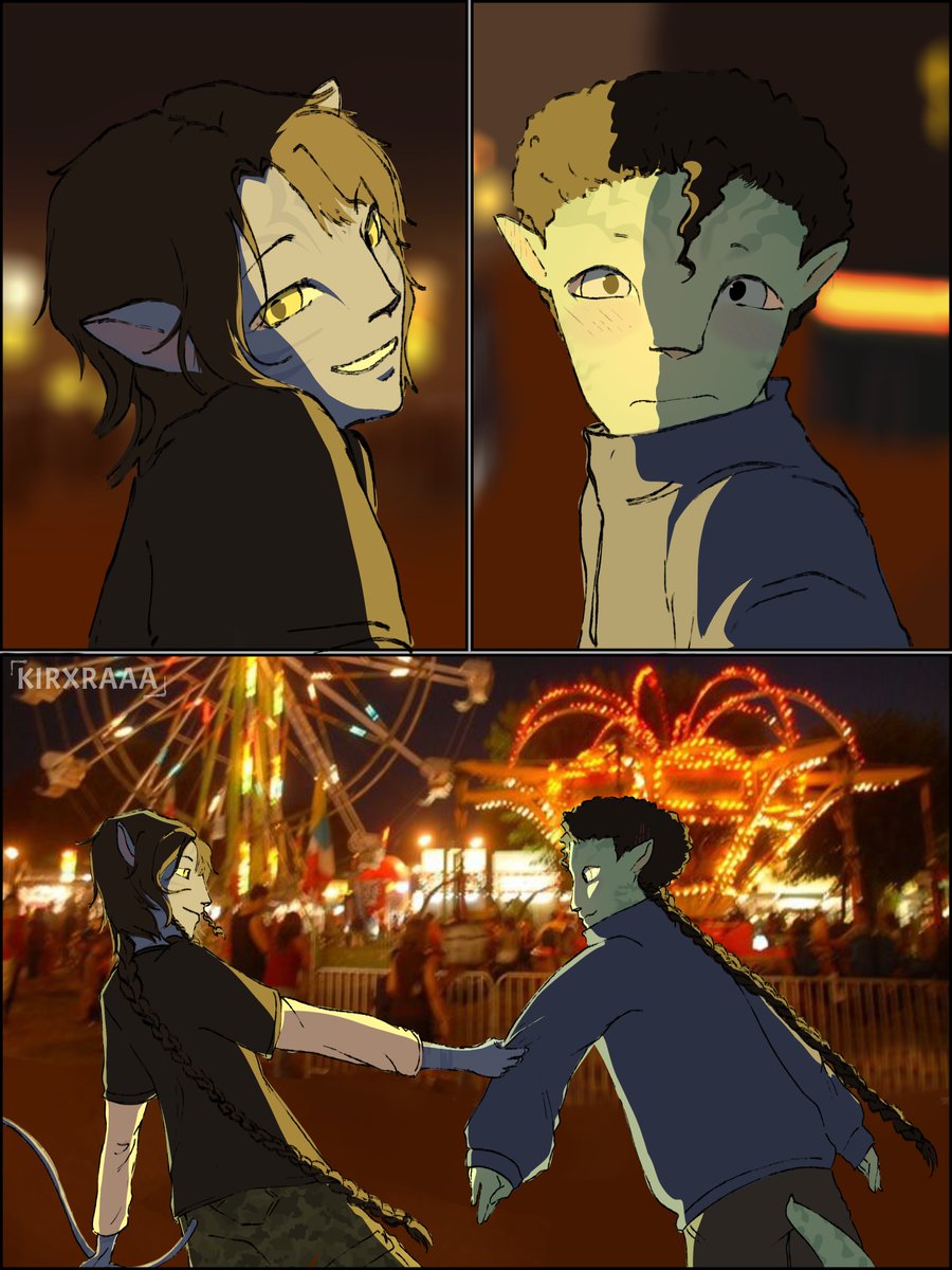 kirxraa's tweet photo. At the fair ajajajsj #KirixRotxo #Avatar #Atwow #Afaa #Avatarfanart https://t.co/eGuAgqA2dp