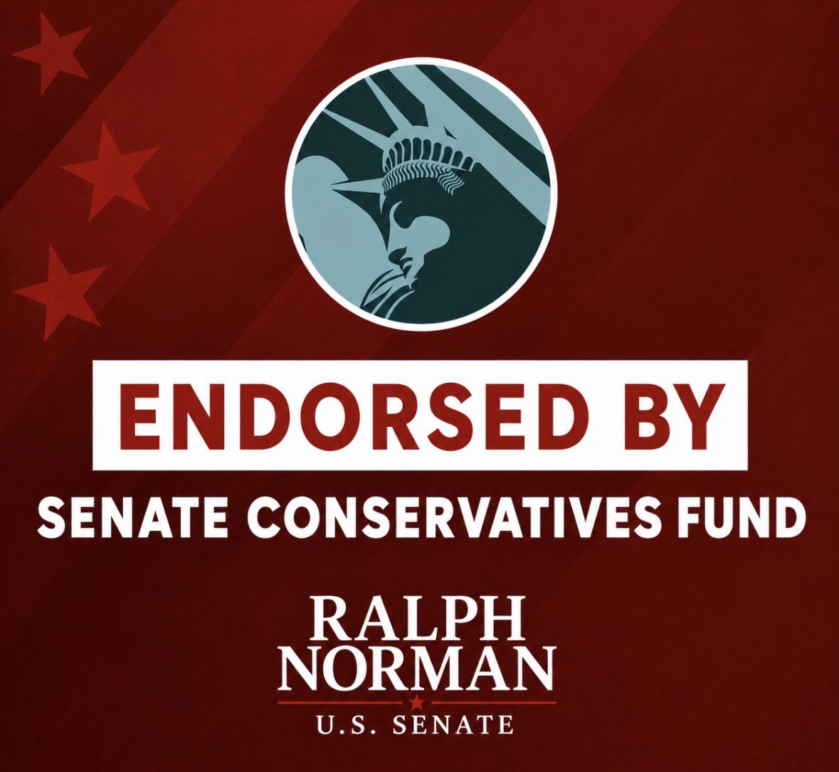 RalphNormanFan's tweet photo. 🚨ENDORSEMENT: The Senate Conservatives Fund endorses Ralph Norman for U.S. Senate!

“Norman stands on principle against the woke Left and the GOP Establishment — and never ducks a fight.” https://t.co/FZLURwtyZ5