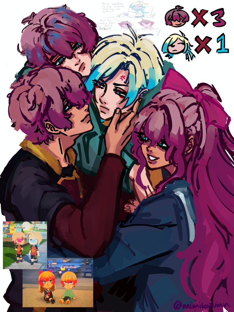 mimikwuinn's tweet photo. kainess familia on my tomodachi island.. kaiser keeps birthing nesslings #kins https://t.co/Tlf1i8cCRK