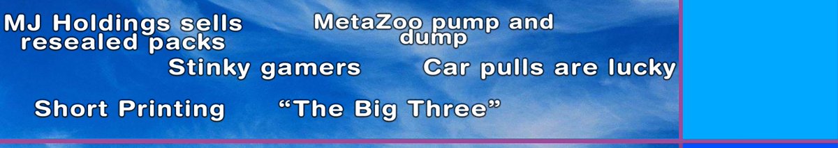 TCGBuzzPOD's tweet photo. The iceberg video is live! Go check it out! As a spoiler here is the first tier of the iceberg, these are the most basic, common knowledge things we talk about! https://t.co/uU4TWv02Qp