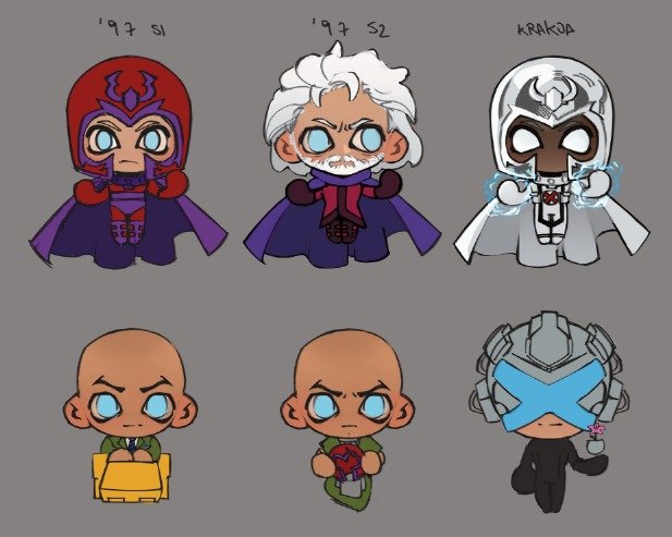 koodleart's tweet photo. Some more x men https://t.co/7rCA9efJXM