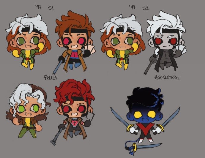 koodleart's tweet photo. Some more x men https://t.co/7rCA9efJXM