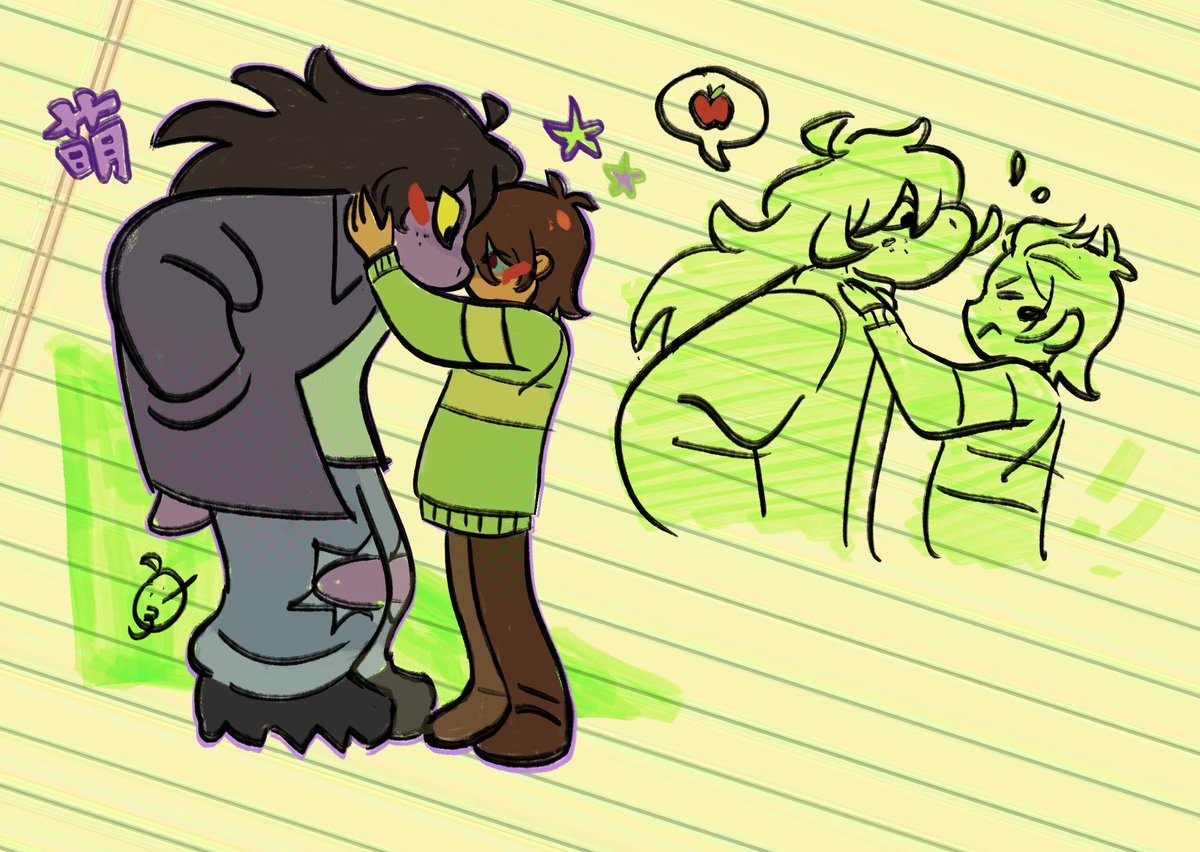 smbdylsss's tweet photo. Sometimes u jsut gotta draw ur favs being cute .. https://t.co/ijNKa3ONNs